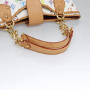 LOUIS VUITTON Monogram Multicolor Annie GM Tote Bag White M40303 LV Auth BA798M-7