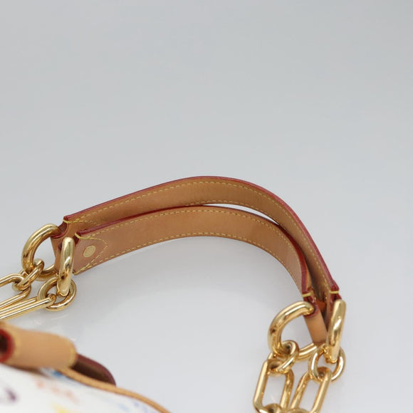 LOUIS VUITTON Monogram Multicolor Annie GM Tote Bag White M40303 LV Auth BA798M