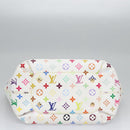 LOUIS VUITTON Monogram Multicolor Annie GM Tote Bag White M40303 LV Auth BA798M-9