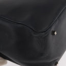 Salvatore Ferragamo Gancini Tote Bag Leather Navy Silver Auth BA7990-15