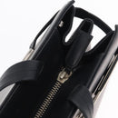 Salvatore Ferragamo Gancini Tote Bag Leather Navy Silver Auth BA7990-10