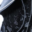 Salvatore Ferragamo Gancini Tote Bag Leather Navy Silver Auth BA7990-24