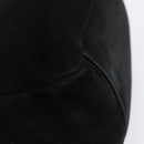 Salvatore Ferragamo Vala Hand Bag Suede Black Gold Auth BA7991-15