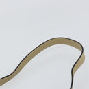 Christian Dior Shoulder Bag Leather Beige Gold Auth BA7996-8