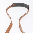 CELINE Macadam Canvas Shoulder Bag PVC Leather Brown Gold Auth BA8001-8