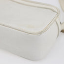CELINE Shoulder Bag Leather White Auth BA8002-15