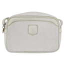 CELINE Shoulder Bag Leather White Auth BA8002-13