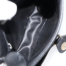 CELINE Shoulder Bag Leather Black Gold Auth BA8003-10