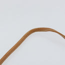 CELINE Macadam Canvas Shoulder Bag Beige Auth BA8004-8