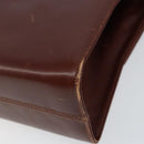 Salvatore Ferragamo Shoulder Bag Leather Brown Gold Auth BA8006-16