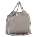 Stella MacCartney Chain Falabella Bag polyester Gray Silver 391698 Auth BA8008-1