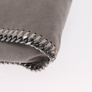 Stella MacCartney Chain Falabella Bag polyester Gray Silver 391698 Auth BA8008-16