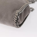 Stella MacCartney Chain Falabella Bag polyester Gray Silver 391698 Auth BA8008-17