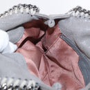 Stella MacCartney Chain Falabella Bag polyester Gray Silver 391698 Auth BA8008-21