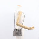 Stella MacCartney Chain Falabella Bag polyester Gray Silver 391698 Auth BA8008-24