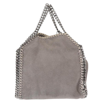 Stella MacCartney Chain Falabella Bag polyester Gray Silver 391698 Auth BA8008 - 0