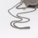 Stella MacCartney Chain Falabella Bag polyester Gray Silver 391698 Auth BA8008-8