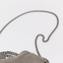 Stella MacCartney Chain Falabella Bag polyester Gray Silver 371223 Auth BA8009-15