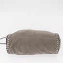 Stella MacCartney Chain Falabella Bag polyester Gray Silver 371223 Auth BA8009-5