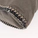 Stella MacCartney Chain Falabella Bag polyester Gray Silver 371223 Auth BA8009-17