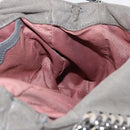 Stella MacCartney Chain Falabella Bag polyester Gray Silver 371223 Auth BA8009-20