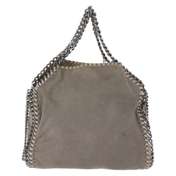Stella MacCartney Chain Falabella Bag polyester Gray Silver 371223 Auth BA8009 - 0
