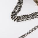 Stella MacCartney Chain Falabella Bag polyester Gray Silver 371223 Auth BA8009-7