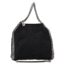 Stella MacCartney Chain Falabella Bag polyester Black Silver 371223 Auth BA8010-1