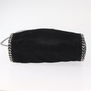 Stella MacCartney Chain Falabella Bag polyester Black Silver 371223 Auth BA8010-5
