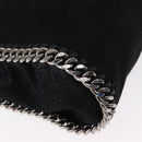 Stella MacCartney Chain Falabella Bag polyester Black Silver 371223 Auth BA8010-16