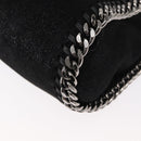 Stella MacCartney Chain Falabella Bag polyester Black Silver 371223 Auth BA8010-19
