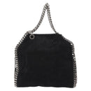 Stella MacCartney Chain Falabella Bag polyester Black Silver 371223 Auth BA8010-13