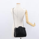 Stella MacCartney Chain Falabella Bag polyester Black Silver 371223 Auth BA8010-24