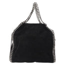 Stella MacCartney Chain Falabella Bag polyester Black Silver 371223 Auth BA8010-2