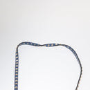 VALENTINO Studs Chain Shoulder Bag Leather Blue Gold Auth BA8011-14