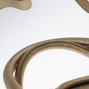 Jimmy Choo Hand Bag Leather 2way Gold Auth BA8012-8