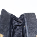 VERSACE Tote Bag Leather Black Gold Auth BA8013-21