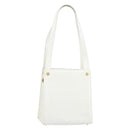 Gianni Versace Shoulder Bag Leather White Gold Auth BA8015-1