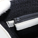 Gianni Versace Shoulder Bag Leather White Gold Auth BA8015-22