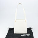 Gianni Versace Shoulder Bag Leather White Gold Auth BA8015-12