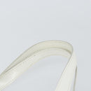 Gianni Versace Shoulder Bag Leather White Gold Auth BA8015-8