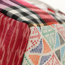 Christian Louboutin Tote Bag Canvas 2way Blue Silver Auth BA8017V-17