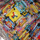 Christian Louboutin Tote Bag Canvas 2way Blue Silver Auth BA8017V-12