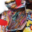 Christian Louboutin Tote Bag Canvas 2way Blue Silver Auth BA8017V-26