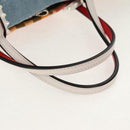 Christian Louboutin Tote Bag Canvas 2way Blue Silver Auth BA8017V-7