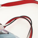 Christian Louboutin Tote Bag Canvas 2way Blue Silver Auth BA8017V-14