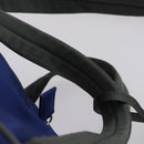 PRADA Sports Boston Bag Nylon 2way Blue Silver Auth BA8019-15