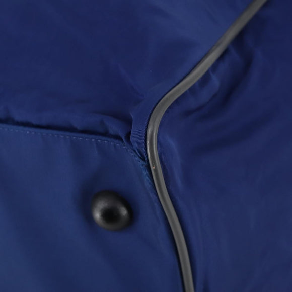 PRADA Sports Boston Bag Nylon 2way Blue Silver Auth BA8019