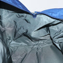 PRADA Sports Boston Bag Nylon 2way Blue Silver Auth BA8019-22