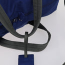 PRADA Sports Boston Bag Nylon 2way Blue Silver Auth BA8019-8